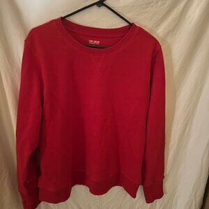 Tex Gear Fleece Sweatshirt Red Women's Extra Large‎